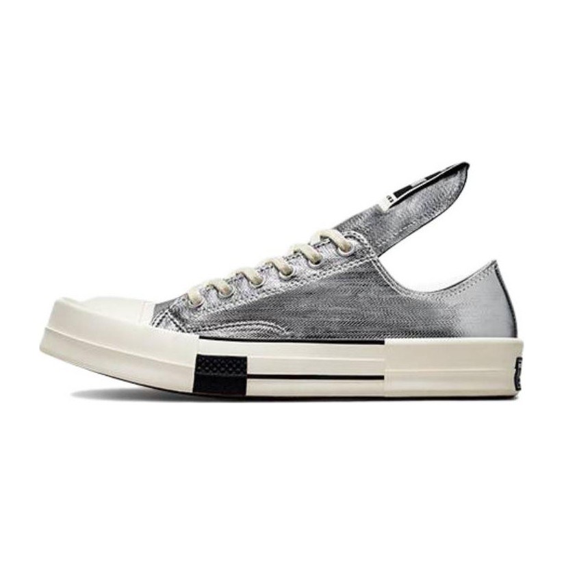 Rick Owens DRKSHDW x Converse Turbodrk Chuck Taylor All Star Silver