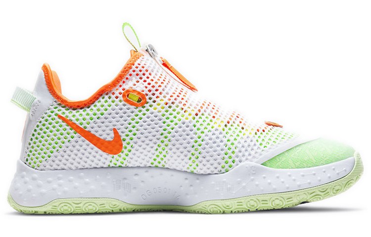 Nike PG 4 White Green Orange