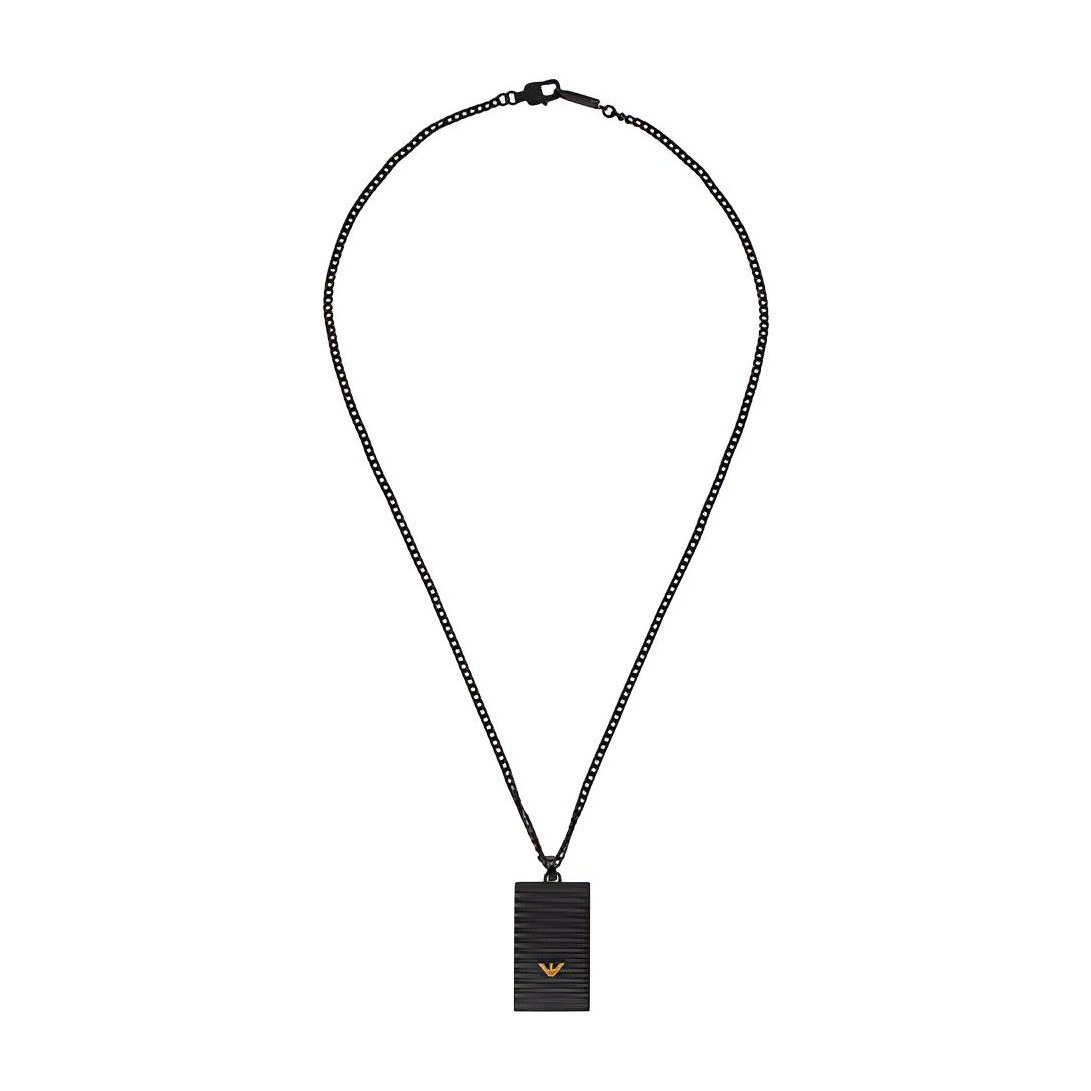 Armani Eagle Necklace Black