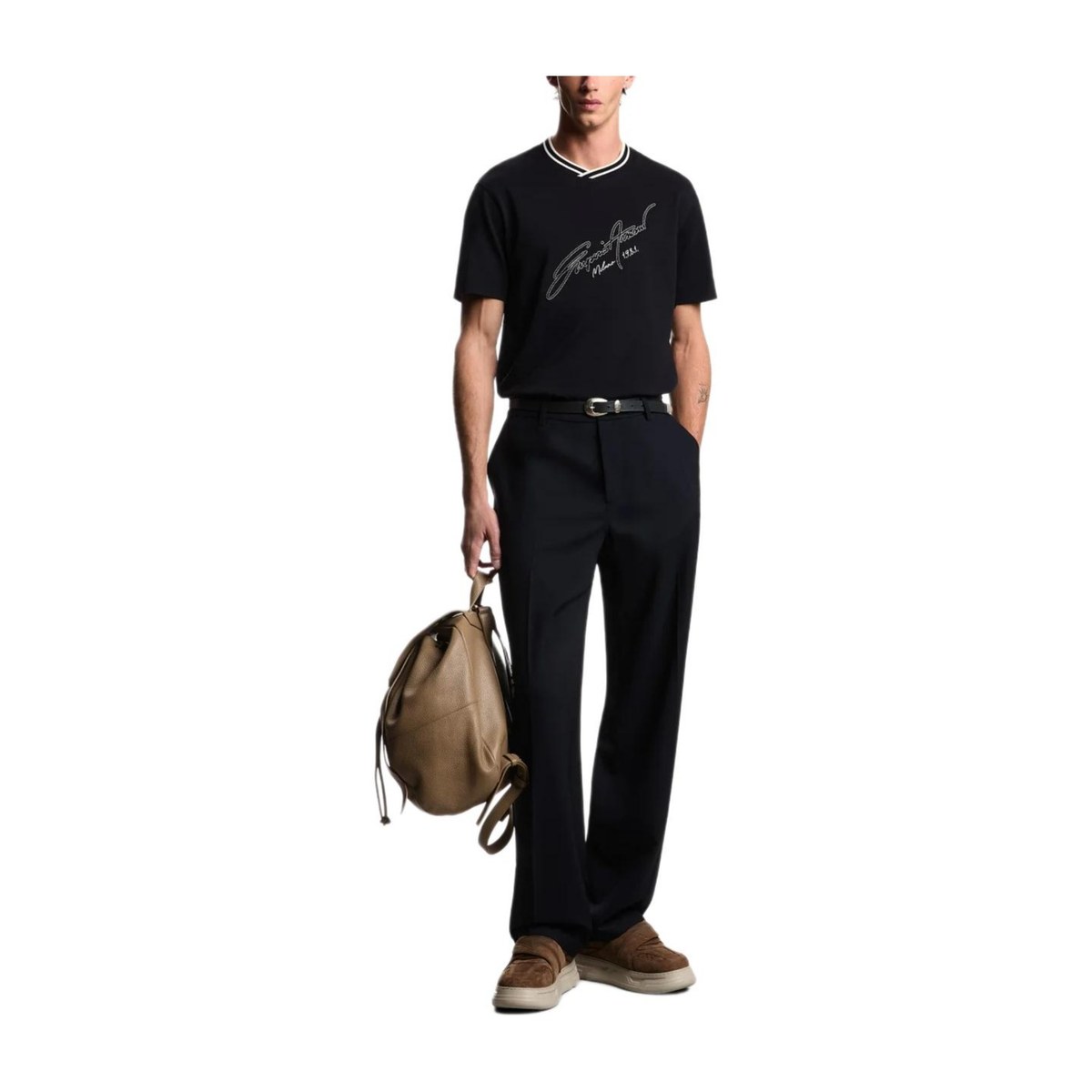 EMPORIO ARMANI SS26 logo T