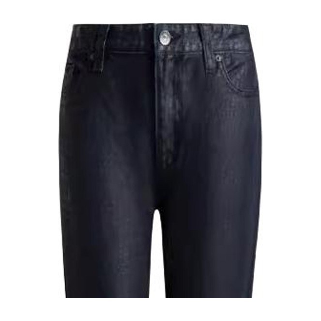 Armani Exchange Mid-Rise Straight Jeans Denim Blue