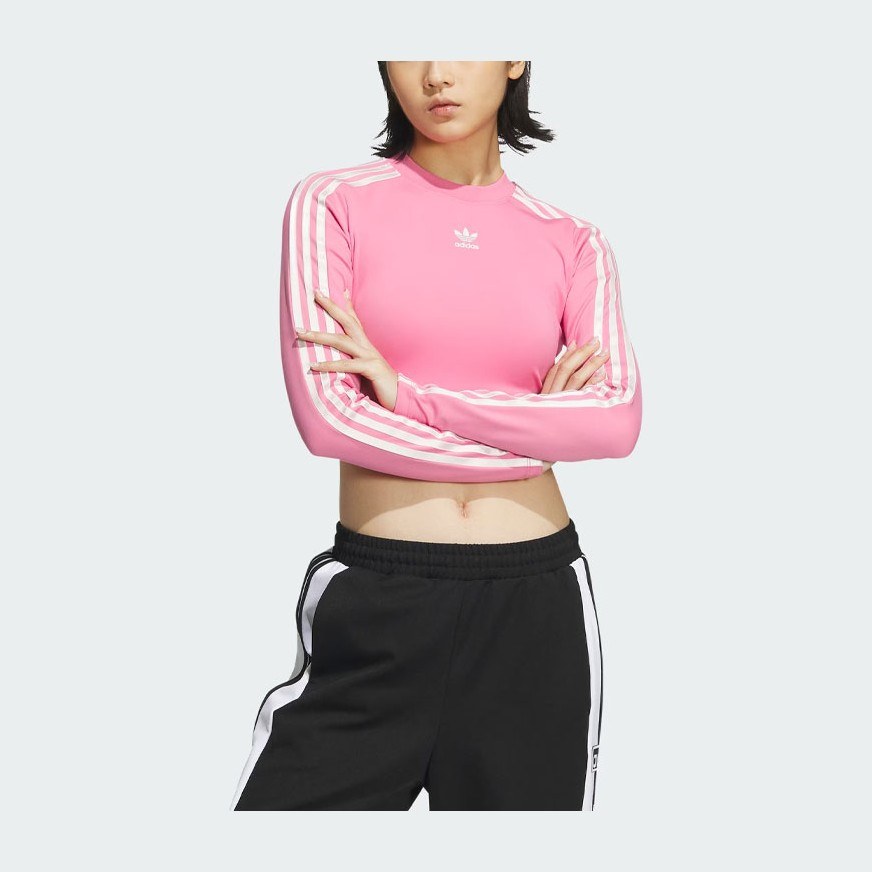adidas Adicolor Crop Long Sleeve Tee