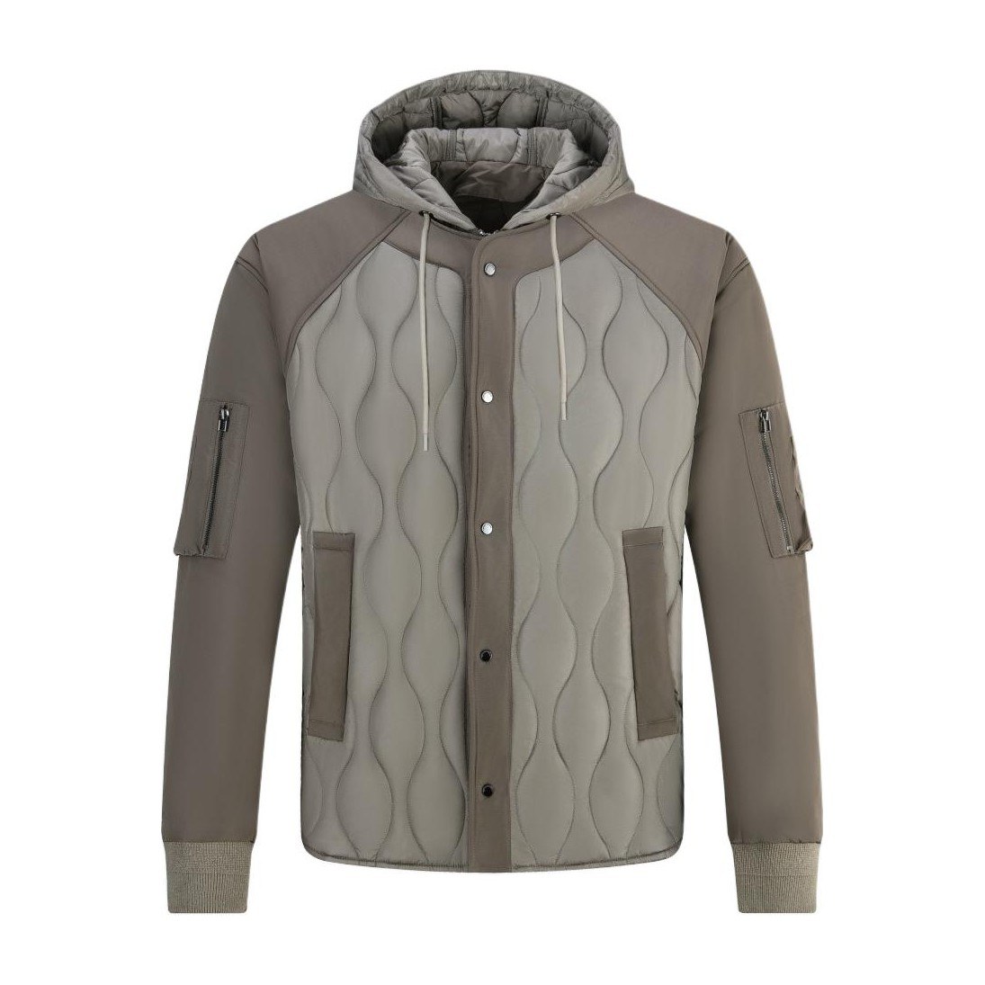 Emporio Armani FW23 Hooded Cotton Jacket