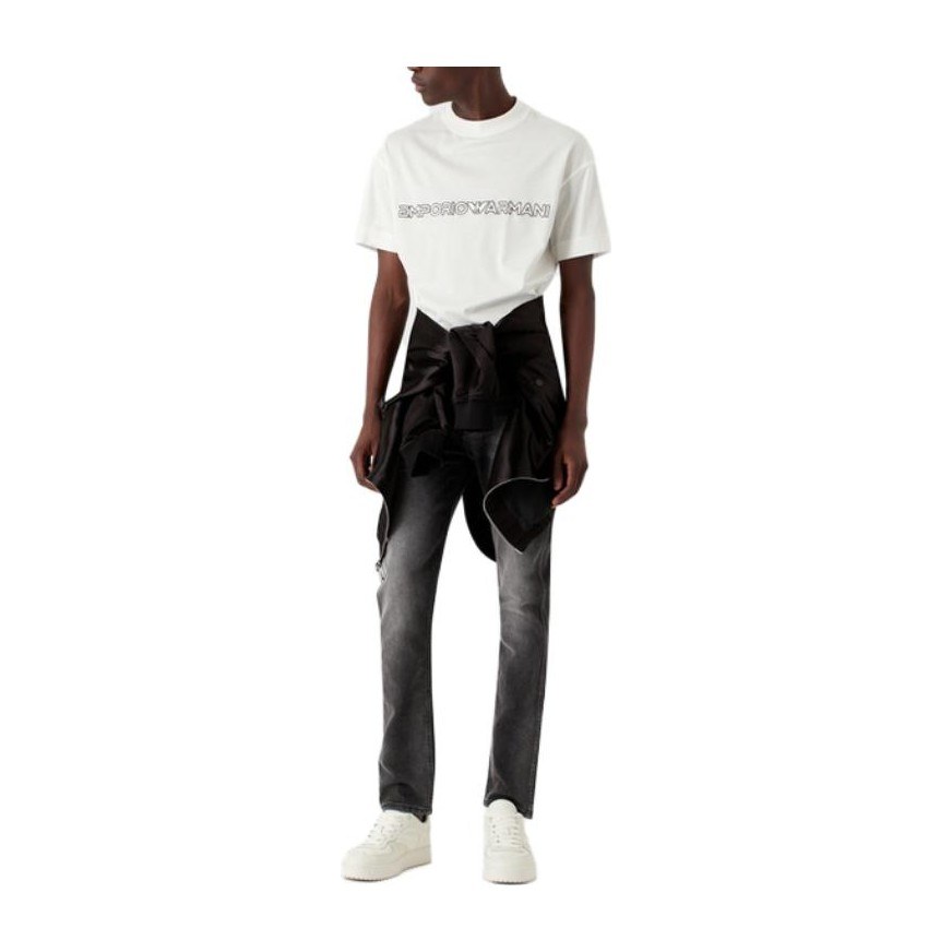 Emporio Armani SS23 Straight Jeans Black