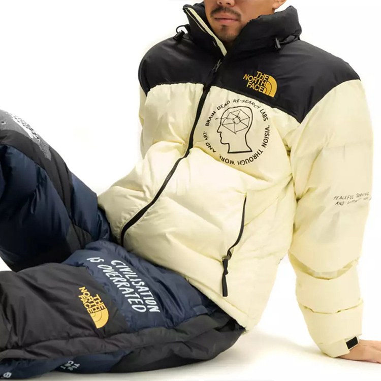 The North Face x Brain Dead Printed Nuptse Jacket