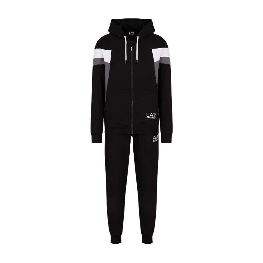 Emporio Armani EA7 FW24 Hoodie Set Black