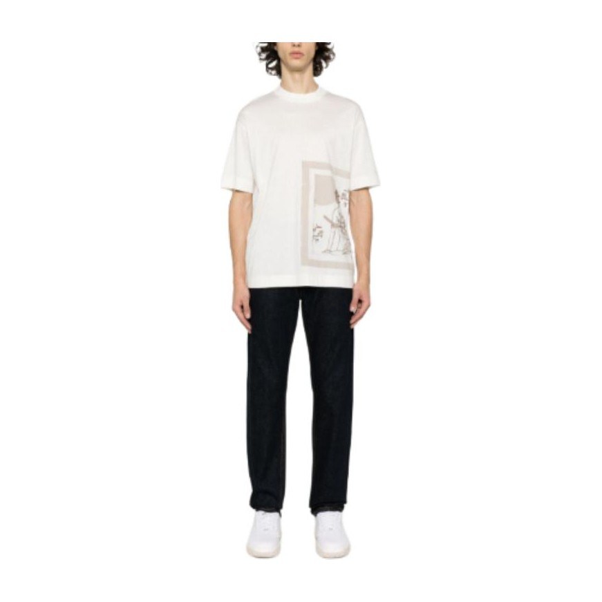 Emporio Armani Printed Crew Neck T-Shirt