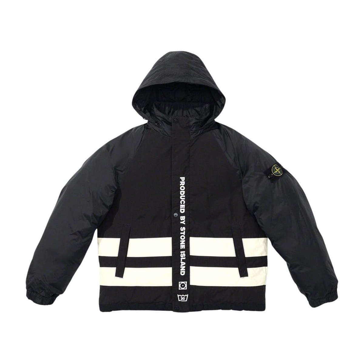 Supreme x Stone Island FW23 Reversible Logo Stripe Jacket