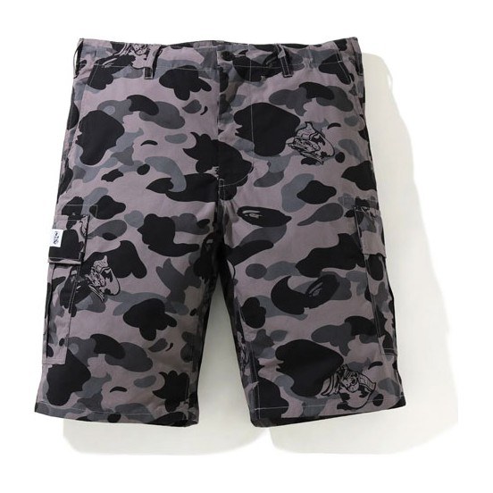 A BATHING APE Bape Camo Cargo Shorts