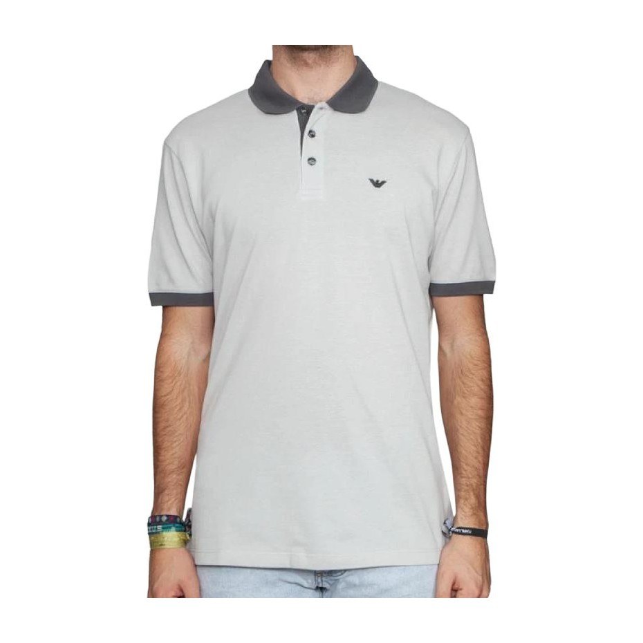 Emporio Armani SS24 Polo Grey