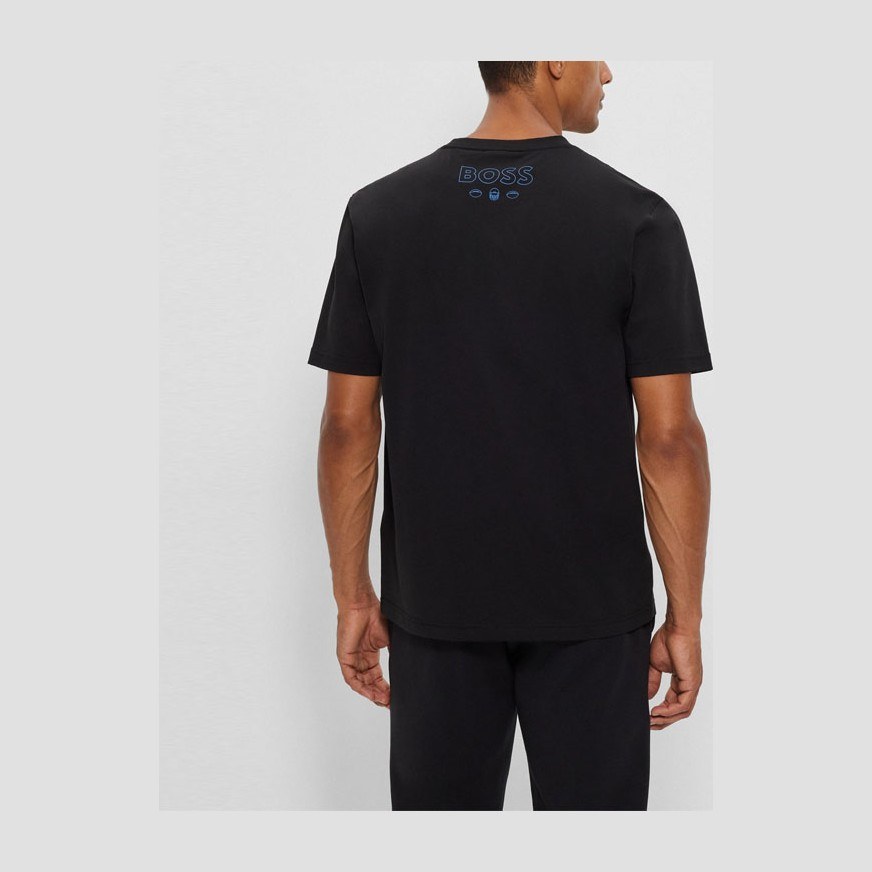 HUGO BOSS NFL Stretch-Cotton T-Shirt With Collaborative Branding T