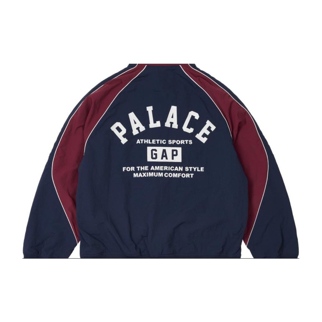 GAP x PALACE Nylon Track Top Navy