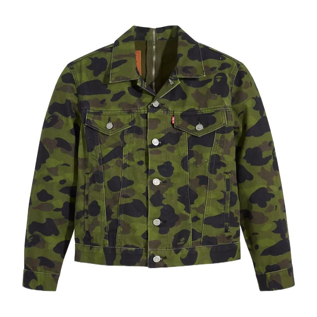 Levis x BAPE Camo Denim Jacket