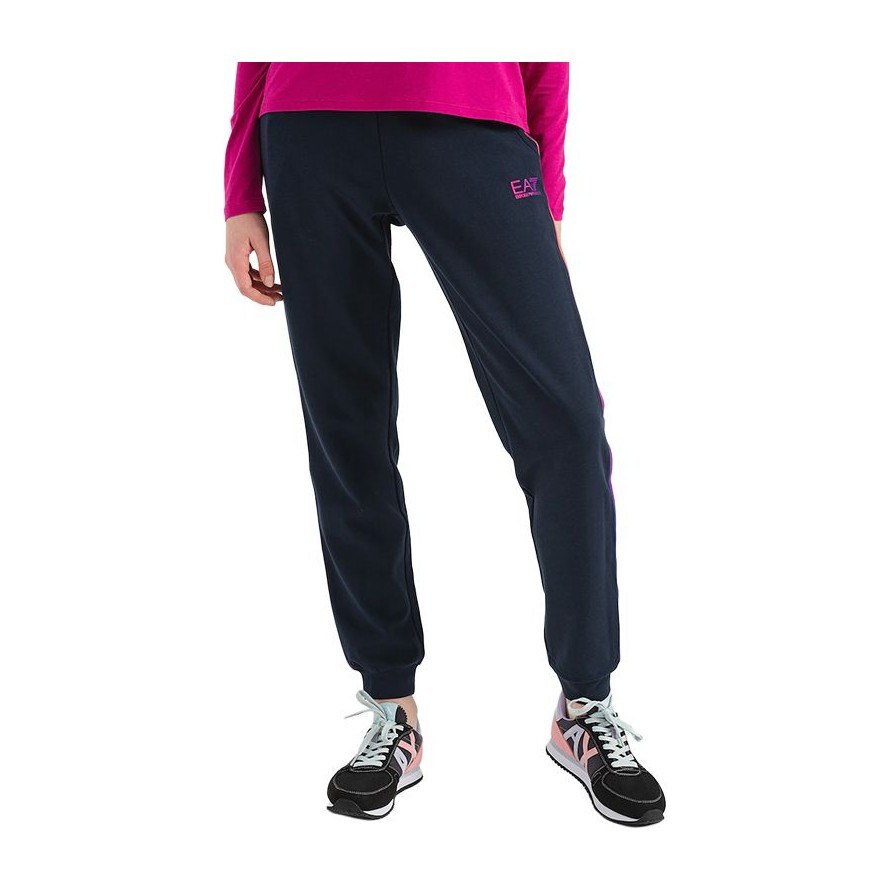 Emporio Armani FW22 Logo Print Joggers Navy