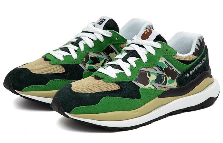 BAPE x New Balance 5740 Black Green Camo