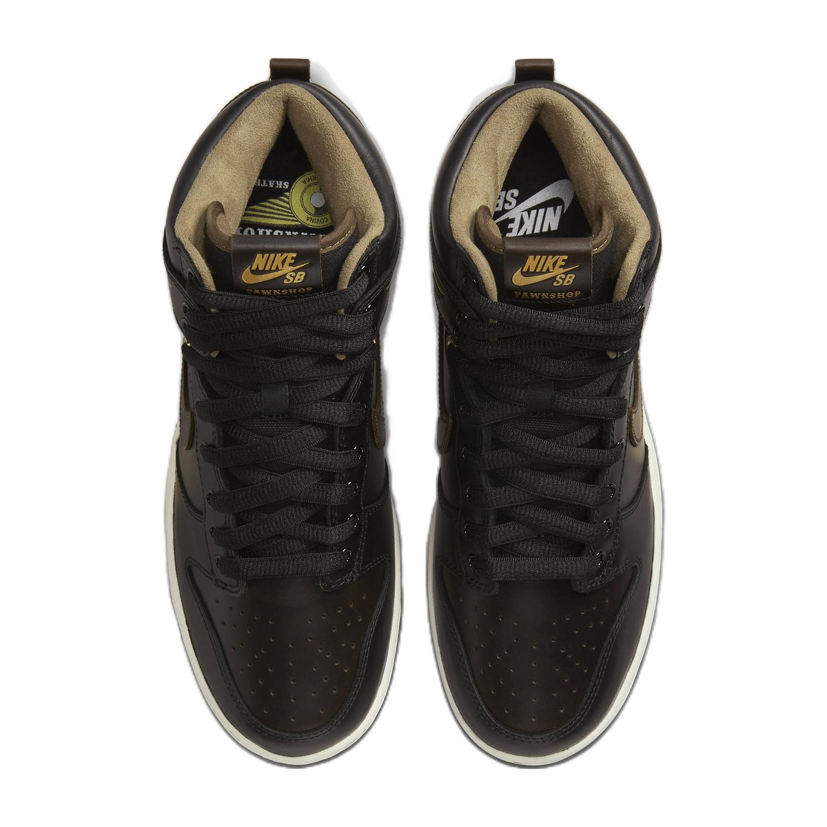 Pawnshop x Nike Dunk SB High Black Gold