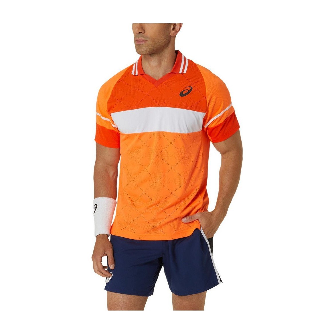 Asics Polo Shirt Orange