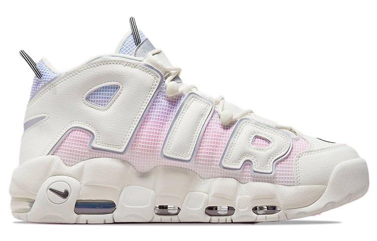 Nike Air More Uptempo White Blue Pink