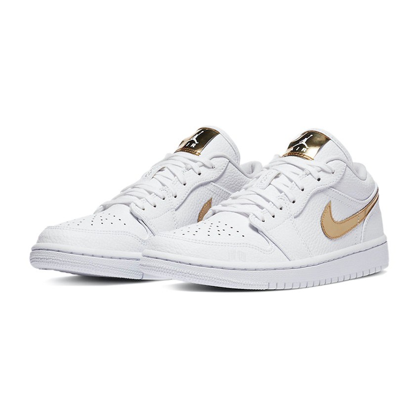 Jordan Air Jordan 1 Low White Gold