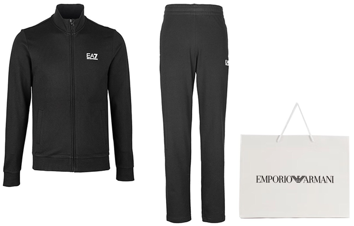 Emporio Armani EA7 Black Tracksuit