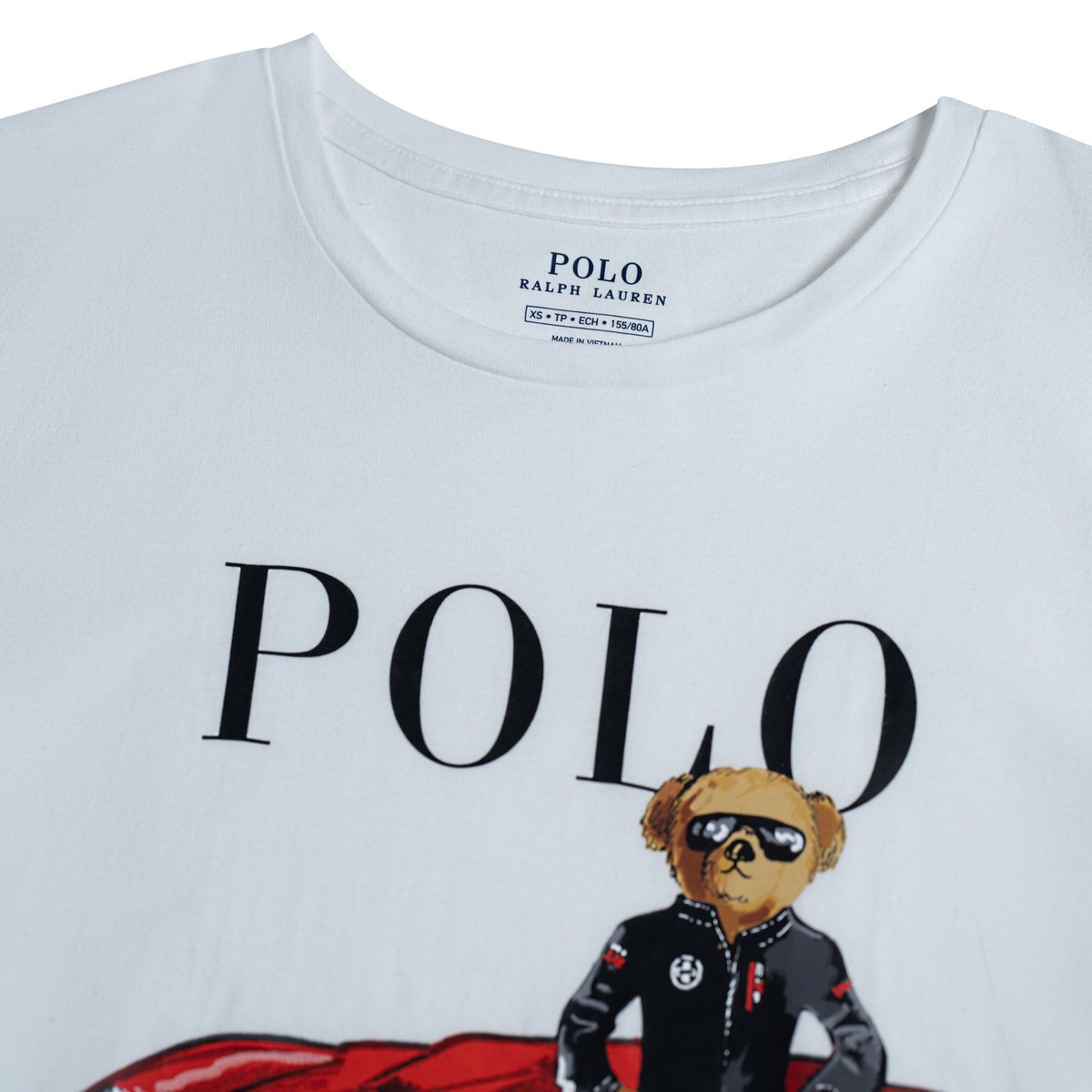 Polo Ralph Lauren SS24 Bear Print Tee White