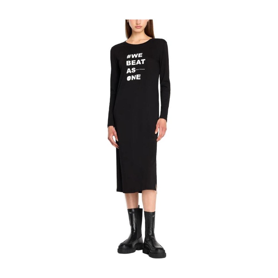 Armani Exchange FW23 Logo Dress Black