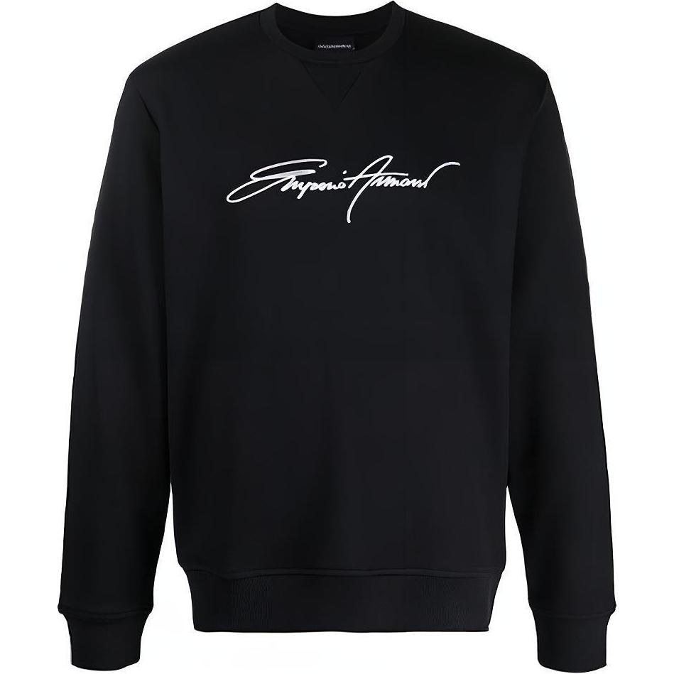 Emporio Armani SS21 Logo Embroidered Sweater