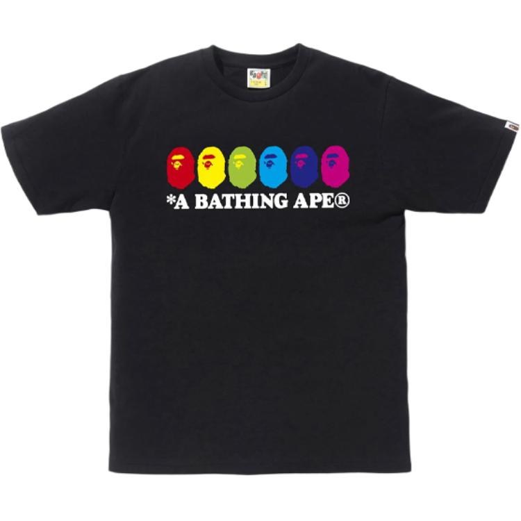 BAPE Multicolor Ape Head Tee