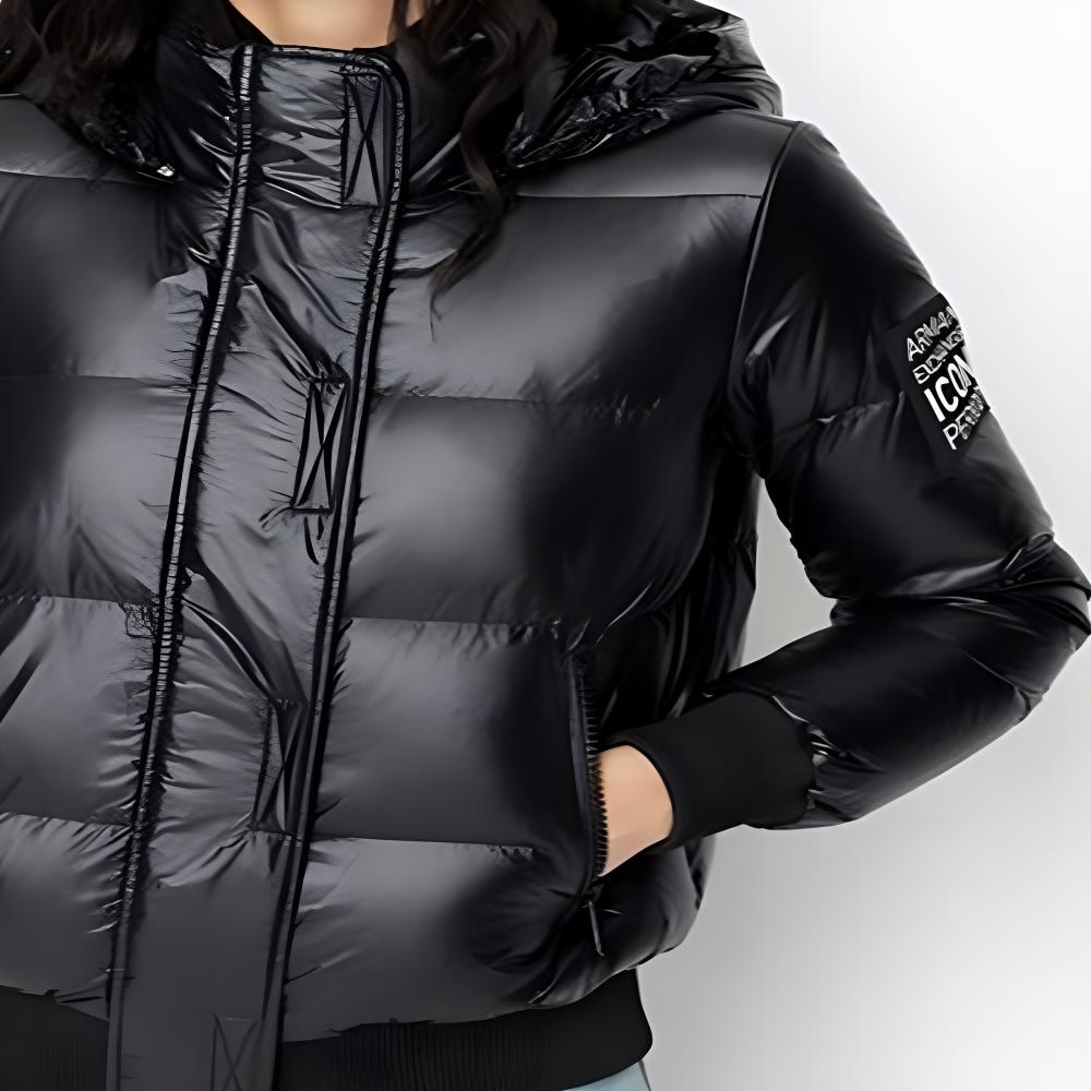 Armani Exchange FW22 Quilted Jacket Black