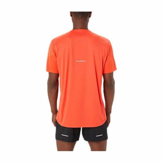 Asics Logo Crewneck T-Shirt Red