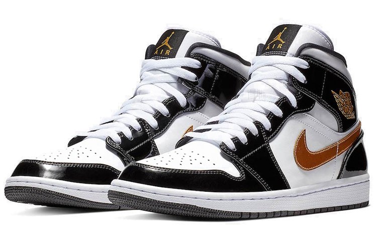 Jordan Air Jordan 1 Mid Black Gold 2019