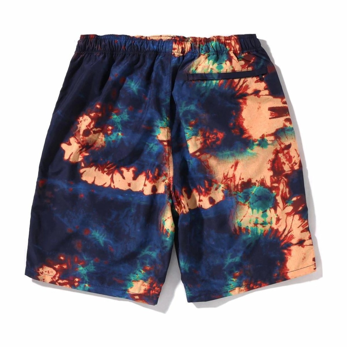 A BATHING APE Bape Tie Dye Beach Shorts