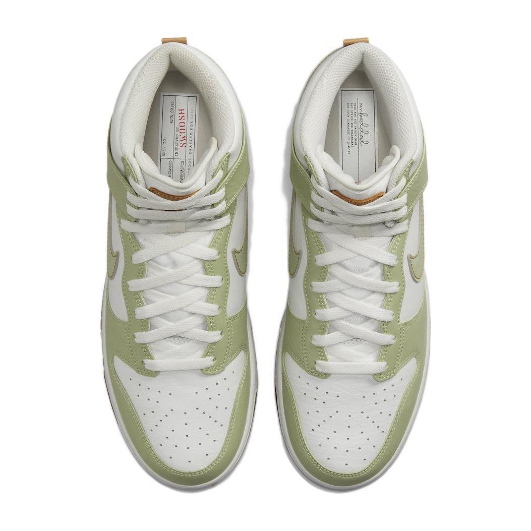 Nike Dunk High "Inspected By Swoosh" White Green