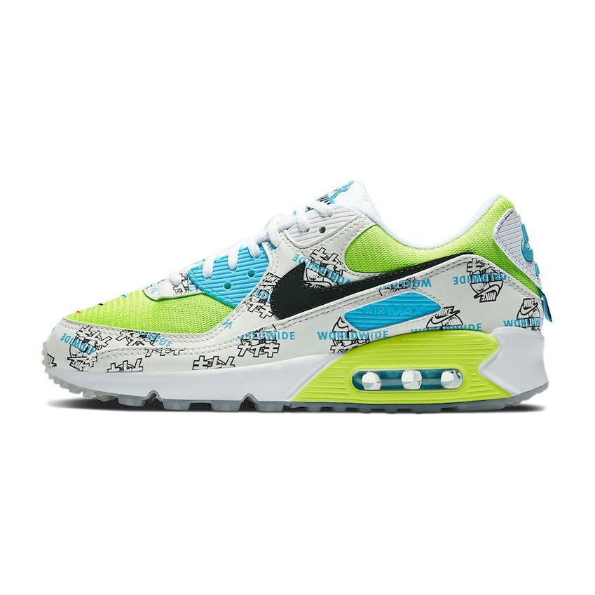 Nike Air Max 90 Worldwide Pack White Blue Yellow
