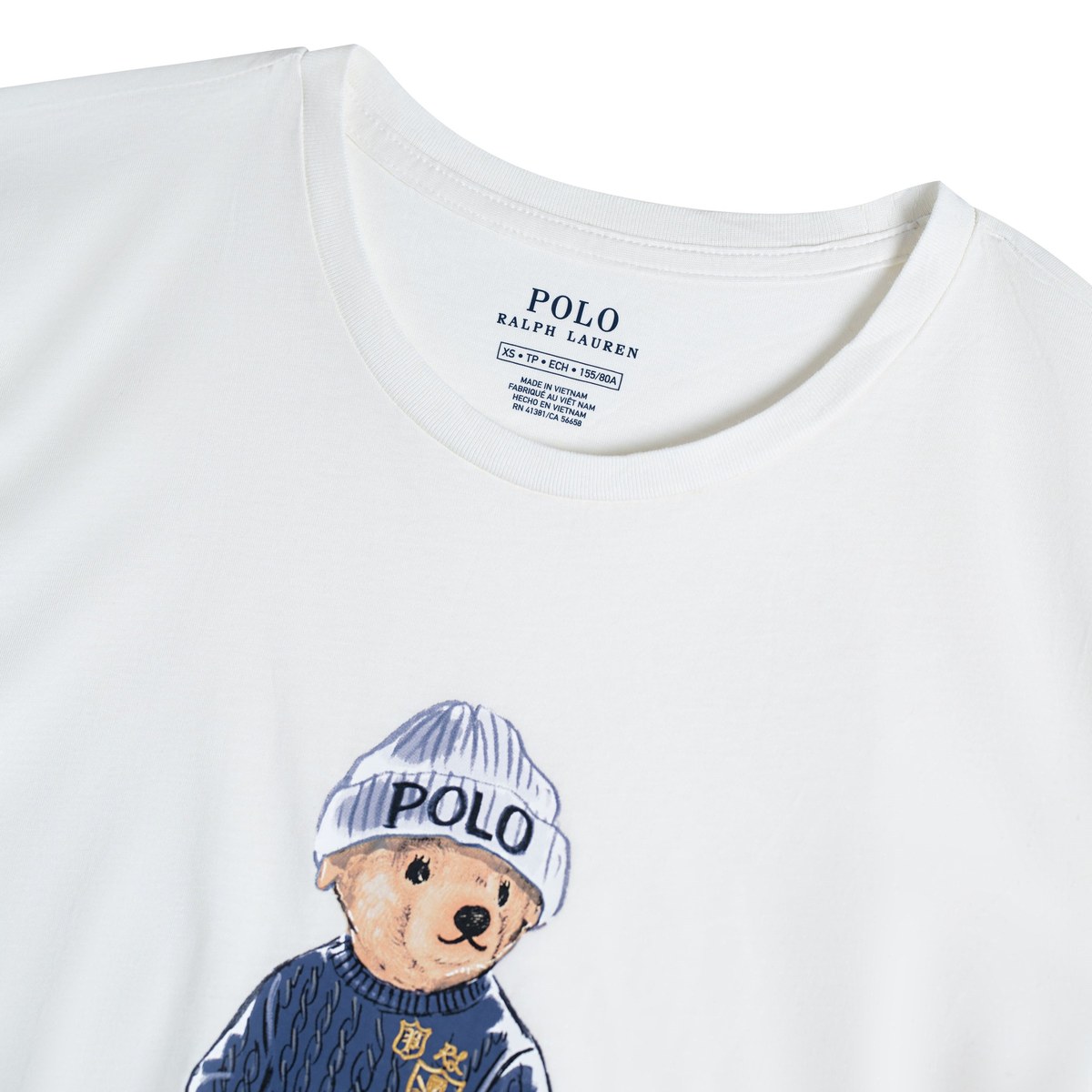 Polo Ralph Lauren Bear Print Crew Neck T-Shirt SS24 White