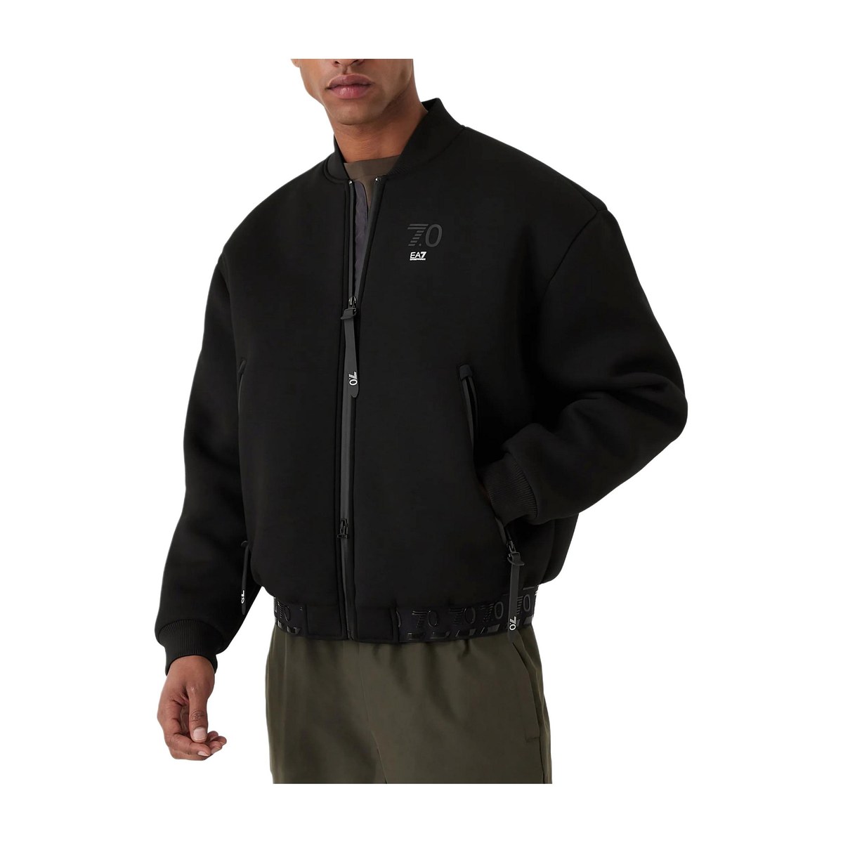 Emporio Armani EA7 Eagle Logo Cotton Jacket