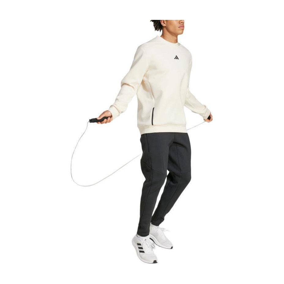 adidas AEROREADY FW24 TRAINING CREW SWEATSHIRT logo