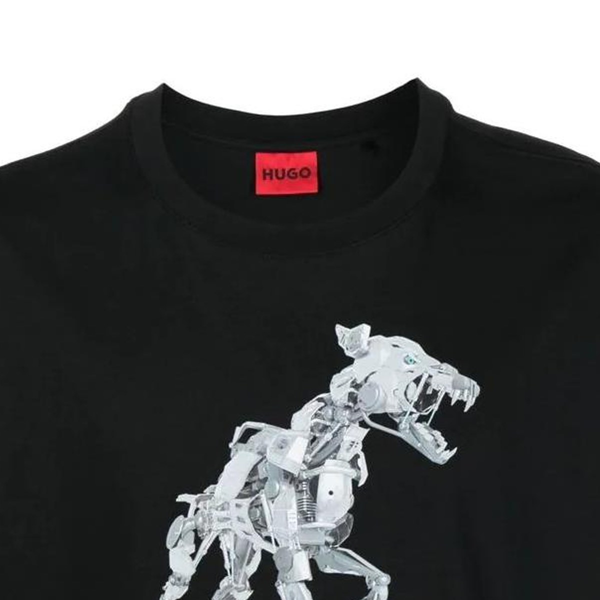 HUGO BOSS Logo Cotton T-Shirt Black