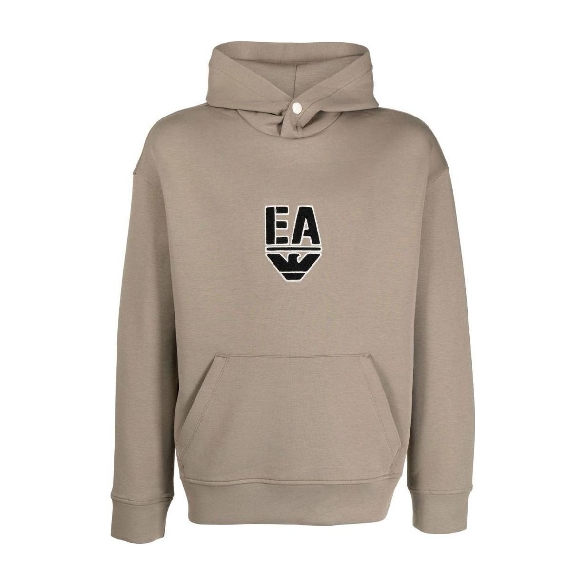 Emporio Armani FW22 Logo Hoodie Mist Grey