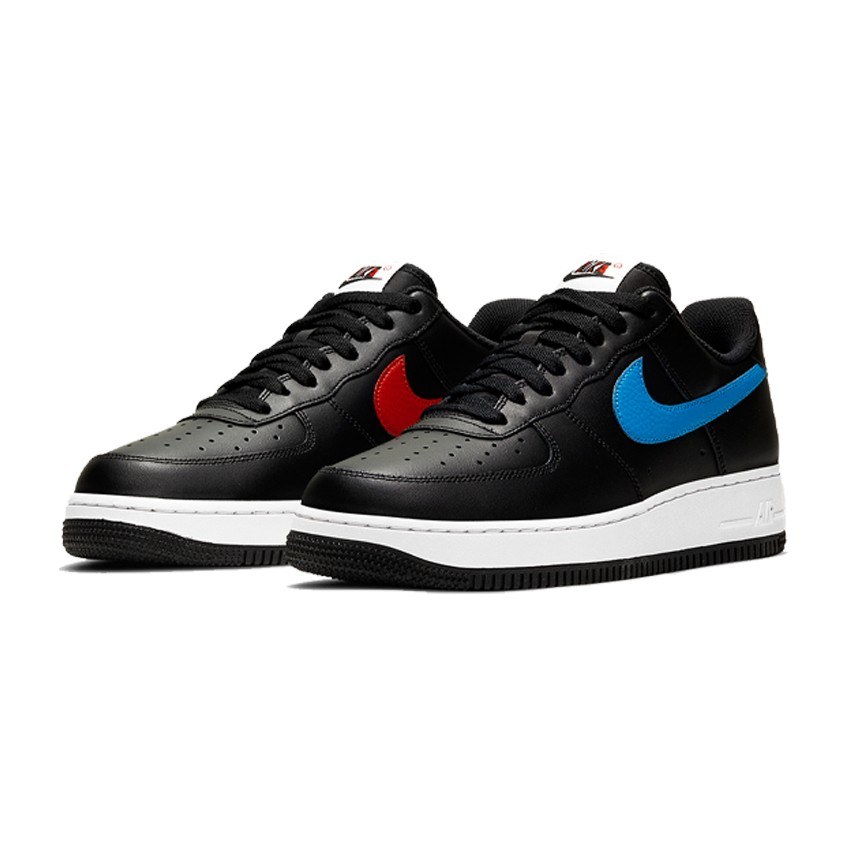 Nike Air Force 1 Low Black Red Blue
