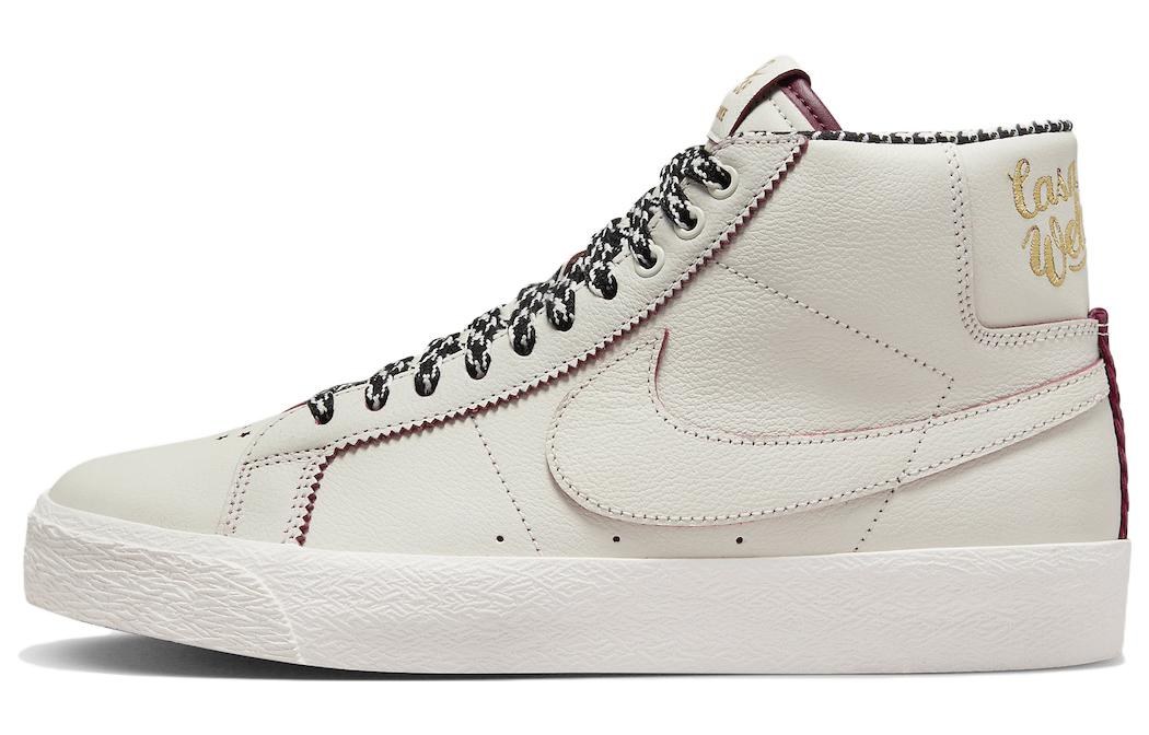 Welcome Skateboarding x Nike Blazer Mid White Silver