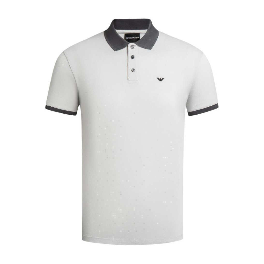 Emporio Armani SS24 Polo Grey