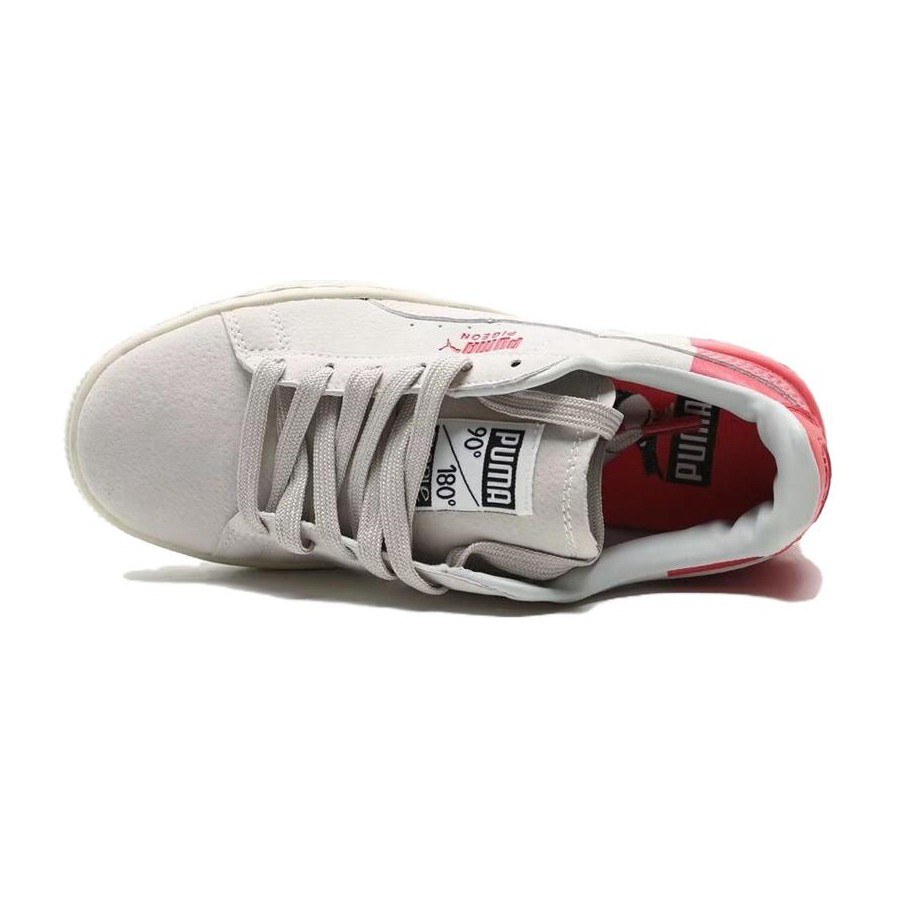 PUMA Suede White Pink