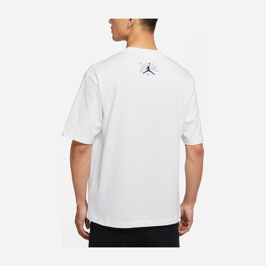 Jordan Printed Crewneck T-Shirt White