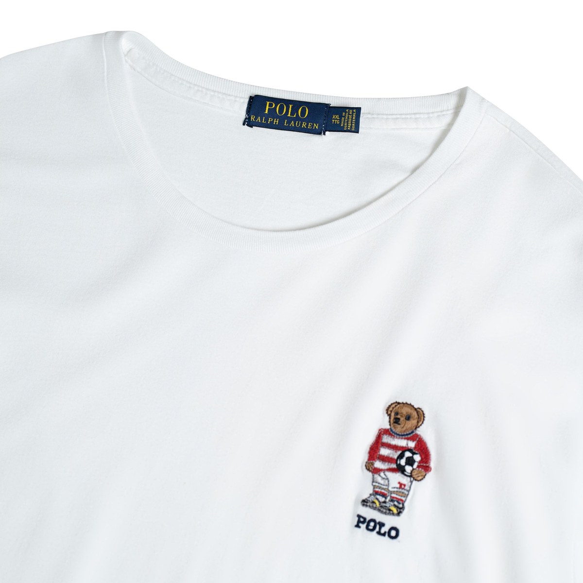 Polo Ralph Lauren SS24 Bear Embroidered Tee White
