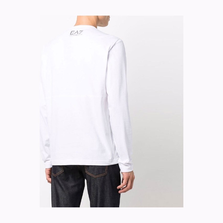 Emporio Armani EA7 Long Sleeve T-Shirt White