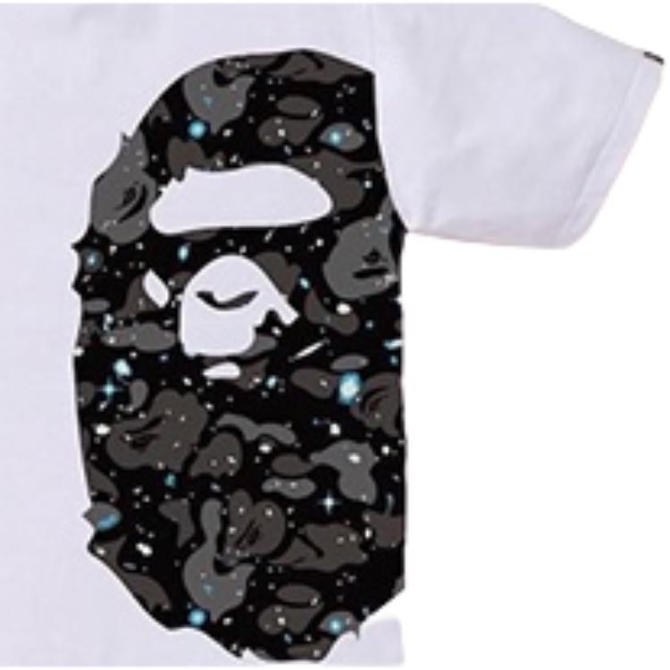 A BATHING APE Bape Camo Head T-Shirt White