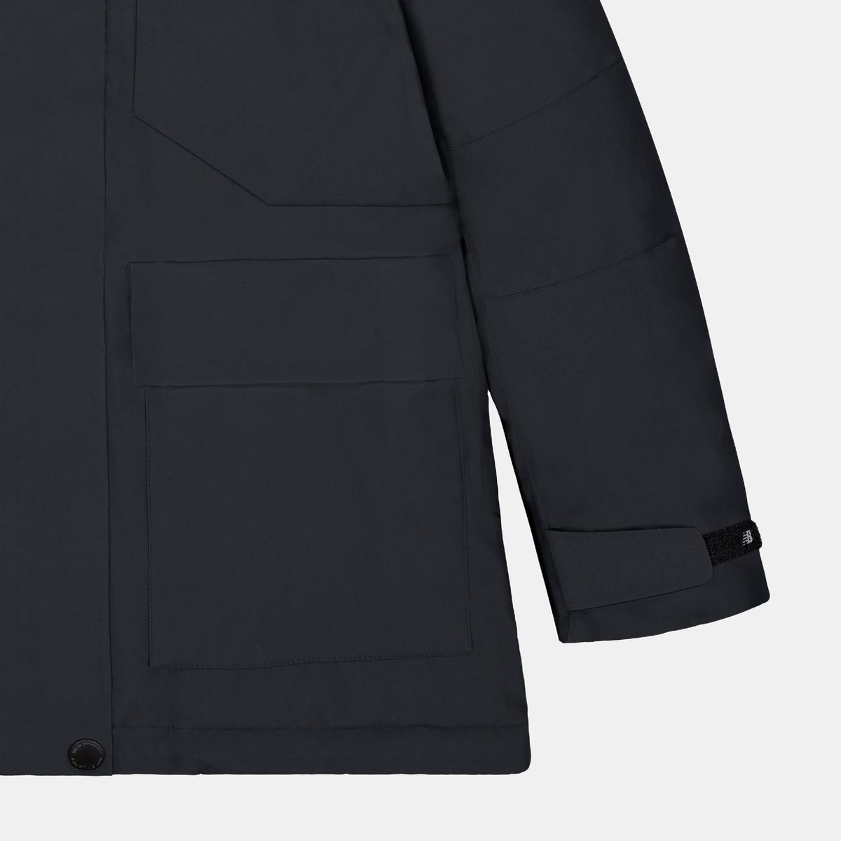 New Balance Hooded Windbreaker Jacket Black