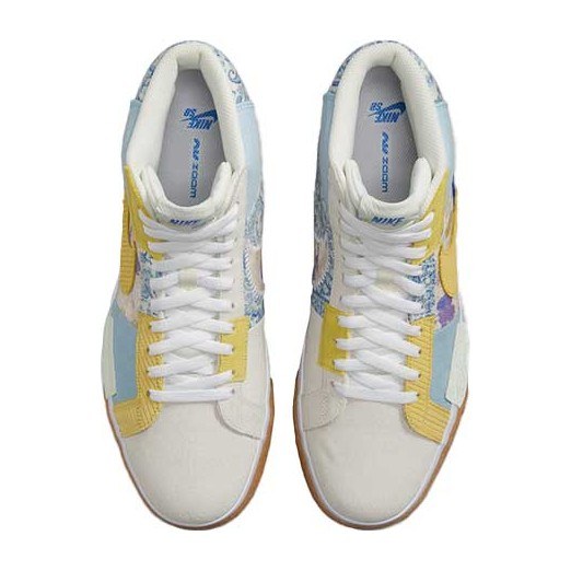 Nike Blazer Mid Light Beige Blue