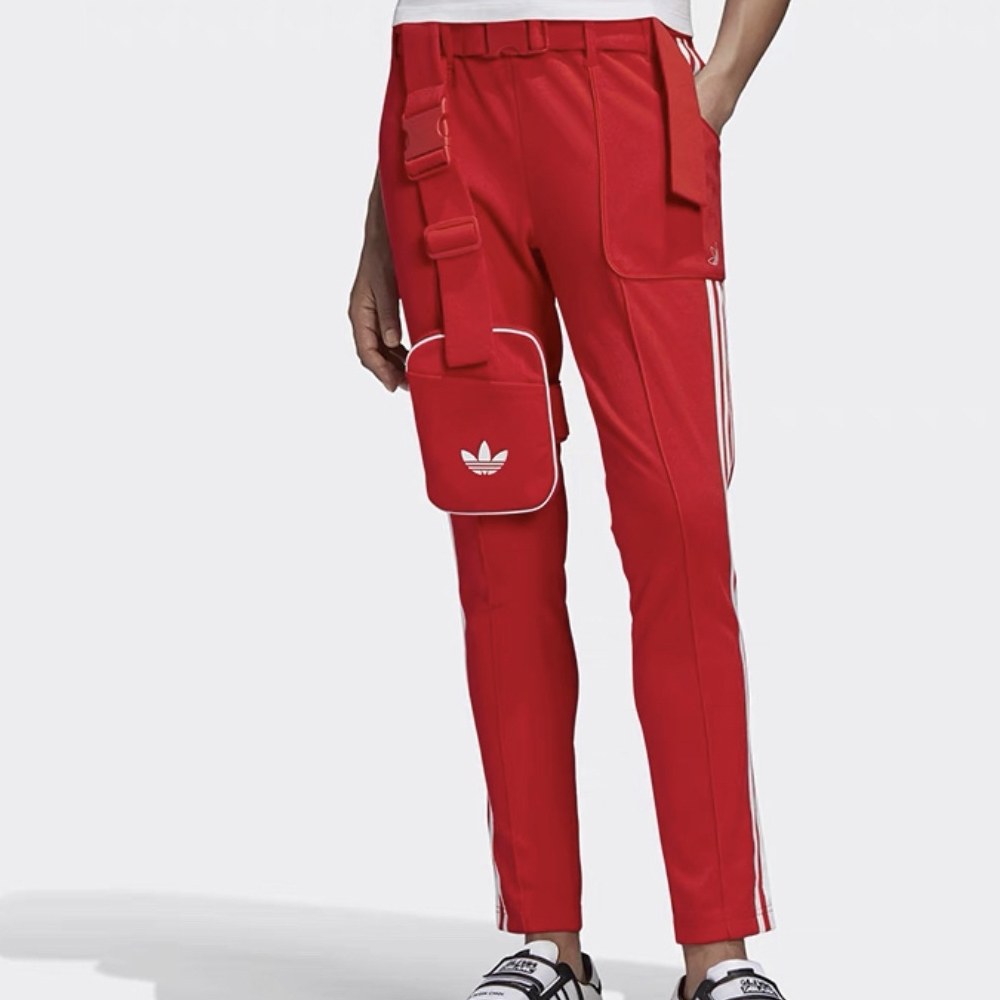 adidas Originals x JWC Classic 3-Stripes Knit Pants Red